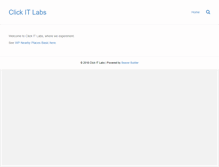 Tablet Screenshot of clickitlabs.com